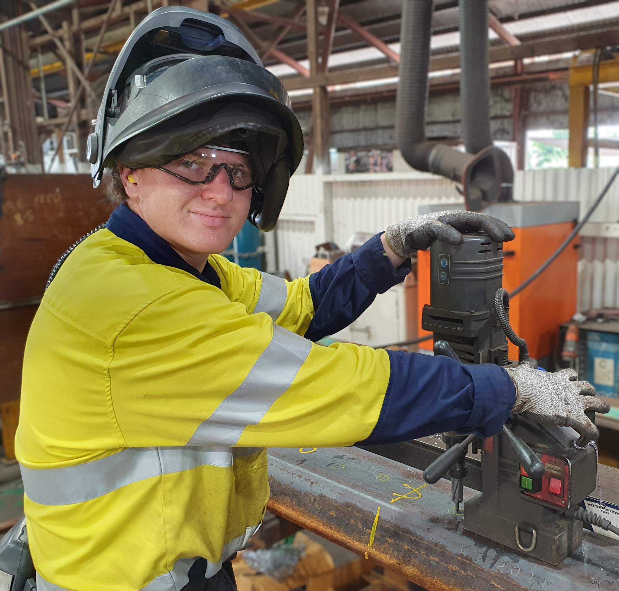 2023 first year apprentice Pacey Jenkins from Innisfail, Queensland