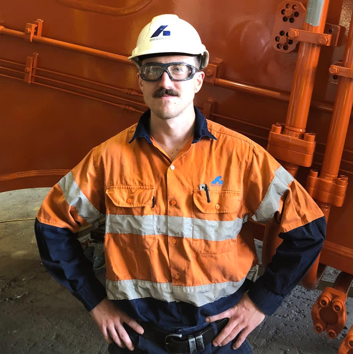 Sam Freeman from Ipswich completed his Boilermaker apprenticeship in 2022